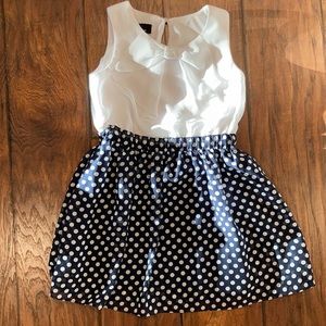 Amy’s closet Polka dot Dress EUC